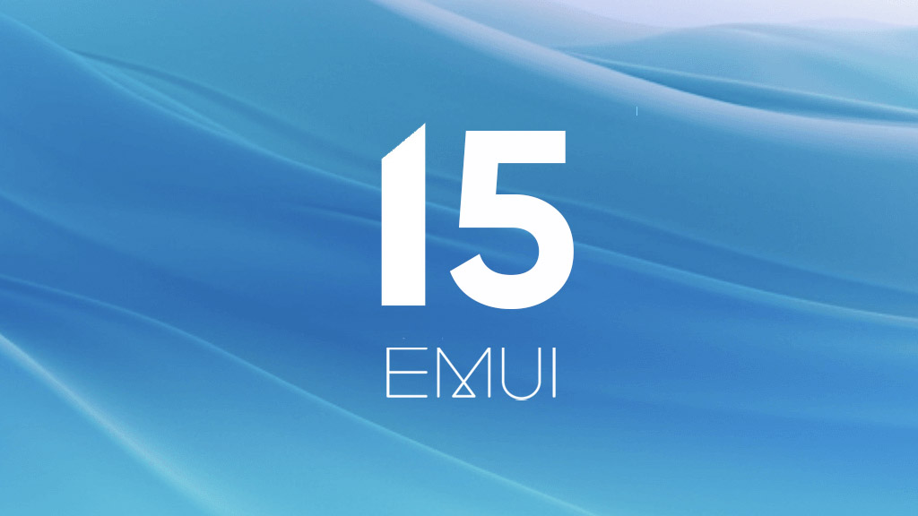 EMUI-15 a blue wave with white text