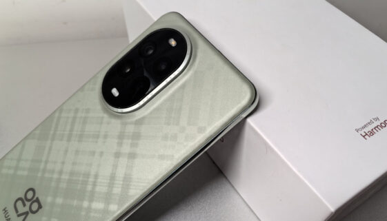 a cell phone on a white surface